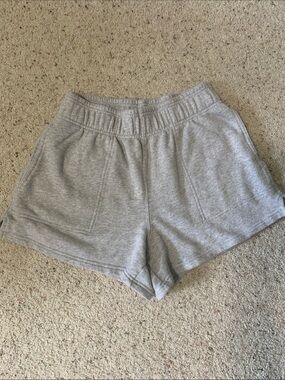 aerie Light Gray Athletic Knit Shorts